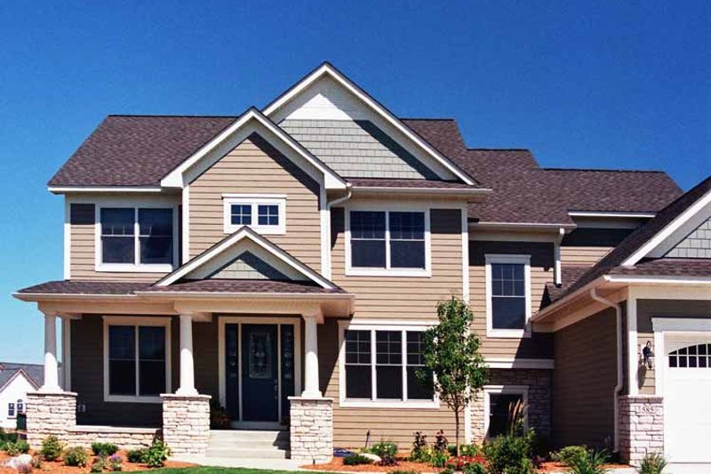 Dream House Plan - Exterior - Front Elevation 4 for European House Plan #51-640 - 4 bed, 2.5 bath