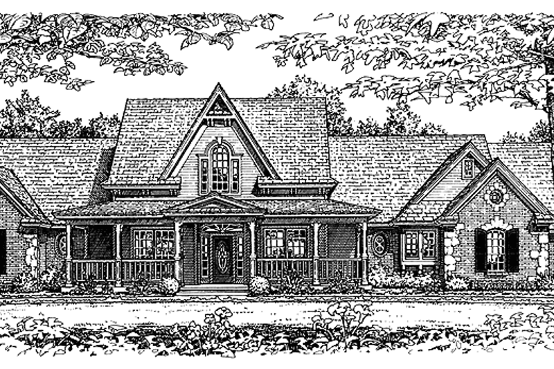 Architectural House Design - Craftsman Exterior - Front Elevation Plan #310-1009