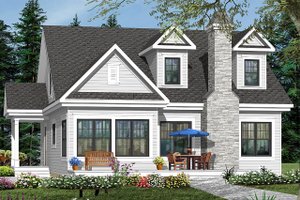 Country Exterior - Front Elevation Plan #23-2241