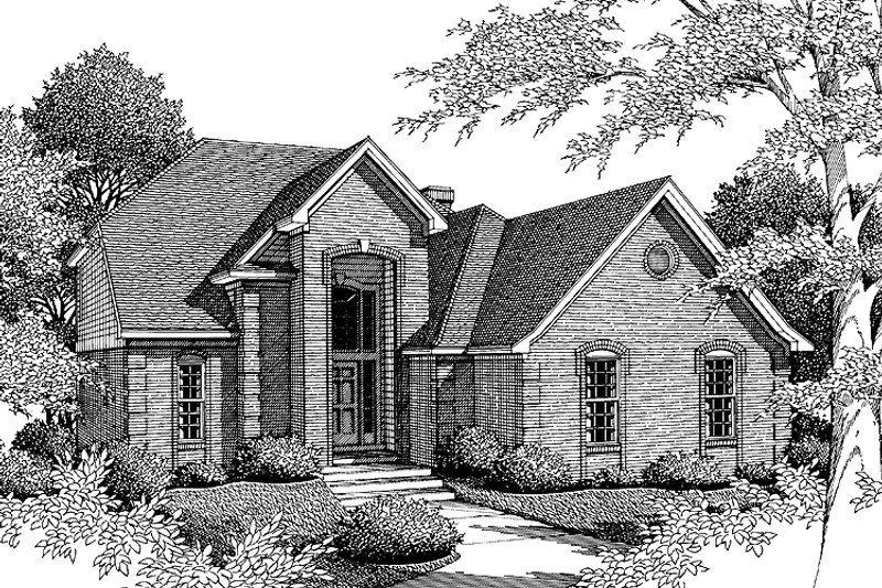 Home Plan - Exterior - Front Elevation 3 for Cottage House Plan #952-99 - 3 bed, 2.5 bath