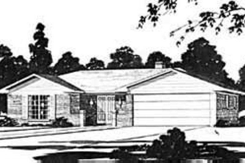 Dream House Plan - Ranch Exterior - Front Elevation Plan #36-366