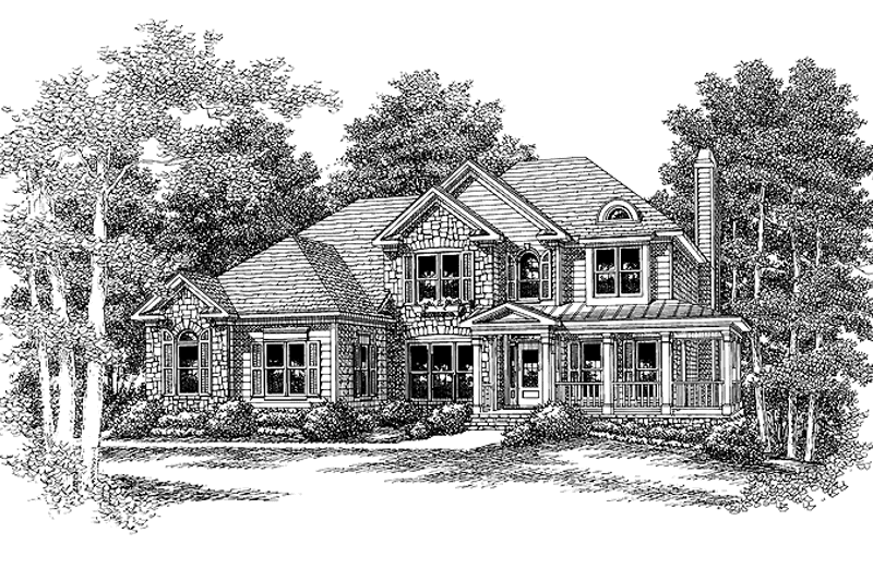 Home Plan - Exterior - Front Elevation 3 for Country House Plan #927-565 - 4 bed, 2.5 bath