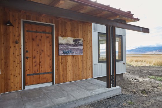 Exterior - Covered Porch for Modern House Plan #890-10 - 2 bed, 1 bath