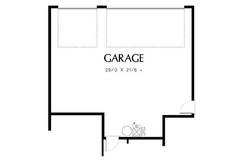 Architectural House Design - Floor Plan - Other Floor for Craftsman House Plan #48-808 - 3 bed, 2 bath