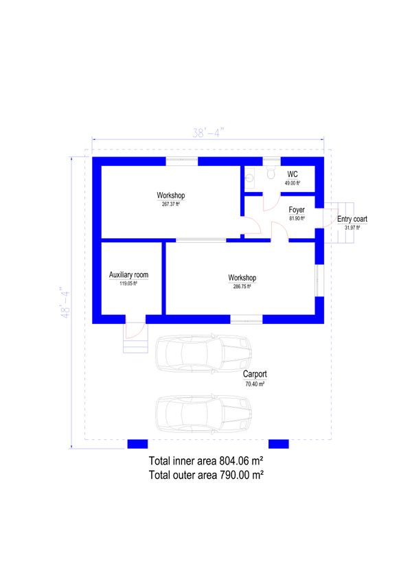 Modern Floor Plan - Main Floor Plan #549-27