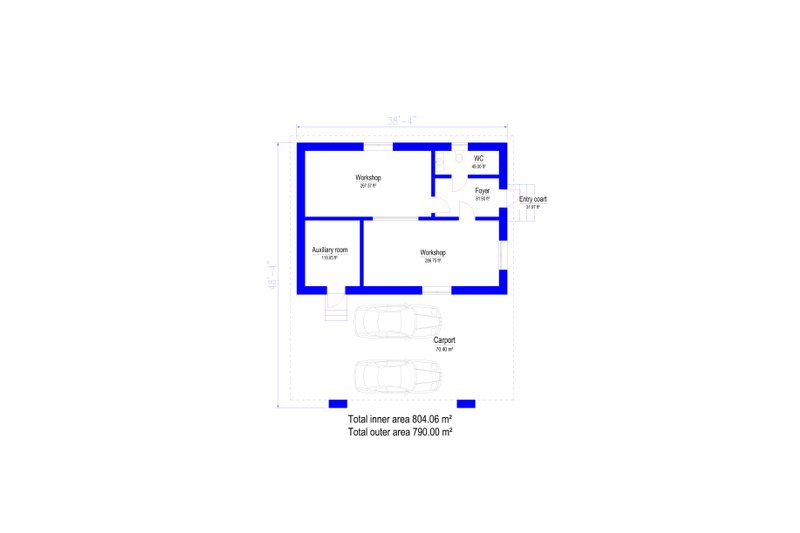 Modern Style House Plan - 0 Beds 1 Baths 1594 Sq/Ft Plan #549-27 ...