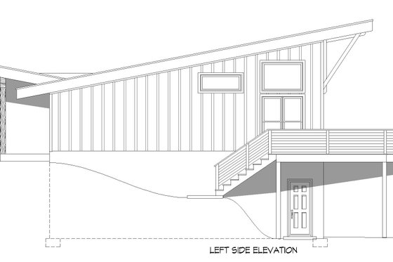 Exterior - Other Elevation for Contemporary House Plan #932-944 - 1 bed, 2 bath