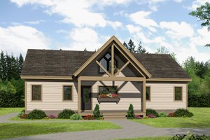 Country Exterior - Front Elevation Plan #932-35