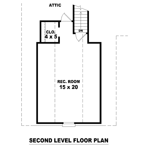 European Floor Plan - Upper Floor Plan #81-1465