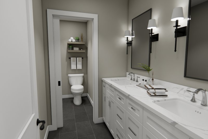 House Plan Design - Interior - Bathroom for Craftsman House Plan #51-1414 - 4 bed, 3.5 bath