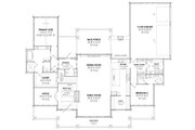 Country Style House Plan - 4 Beds 4.5 Baths 4536 Sq/Ft Plan #1096-3 