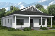 Contemporary Style House Plan - 2 Beds 1 Baths 1280 Sq/Ft Plan #932-1027 