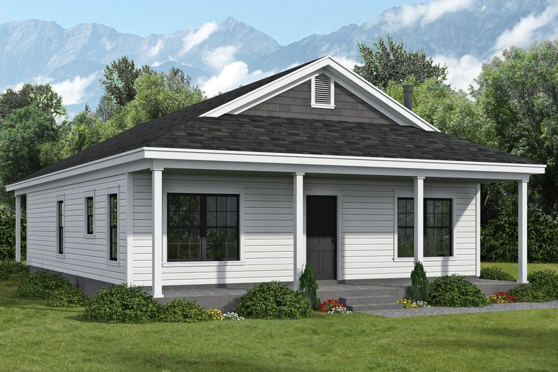 Home Plan - Contemporary Exterior - Front Elevation Plan #932-1027