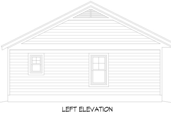 Exterior - Other Elevation for Country House Plan #932-1424 - 2 bed, 2 bath