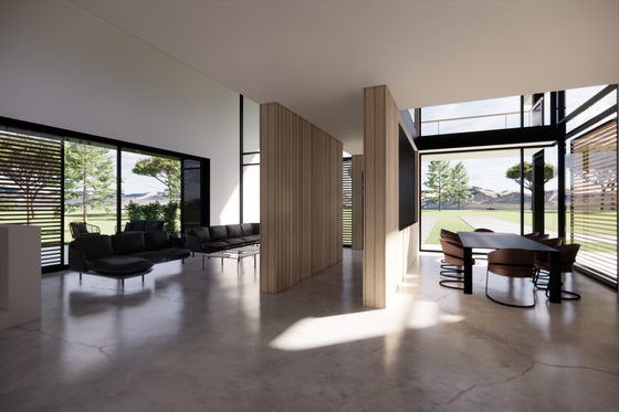 Interior - Dining Room for Modern House Plan #473-1 - 3 bed, 2.5 bath