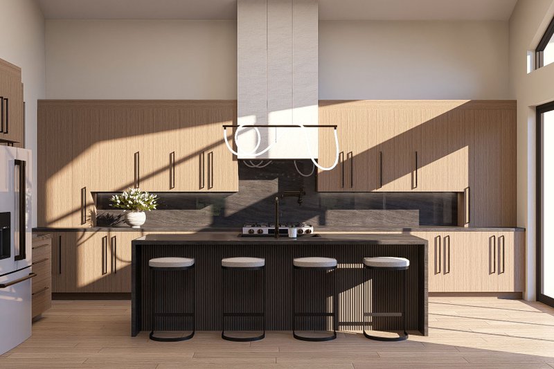 Home Plan - Interior - Kitchen 1 for Barndominium House Plan #455-383 - 3 bed, 2.5 bath