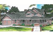 Country Style House Plan - 3 Beds 2.5 Baths 2714 Sq/Ft Plan #124-173 