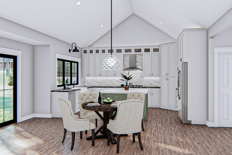 Dream House Plan - Interior - Dining Room for Farmhouse House Plan #455-270 - 3 bed, 2.5 bath