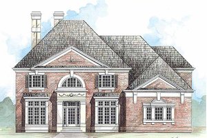 Architectural House Design - Classical Exterior - Front Elevation Plan #119-371