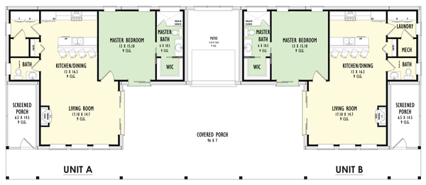 Ranch Floor Plan - Main Floor Plan #1092-55