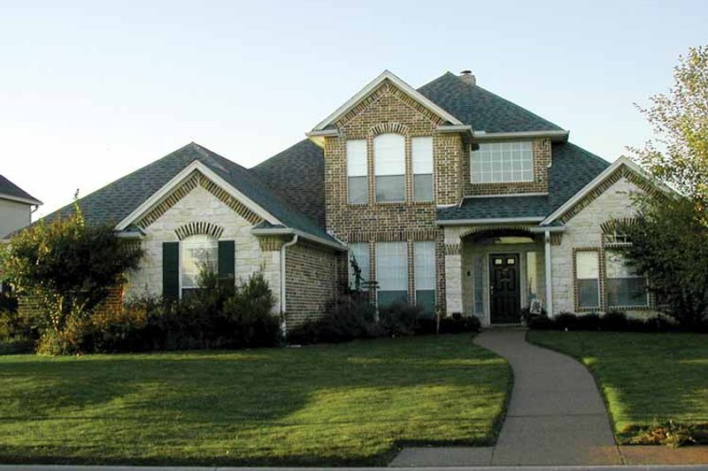 Dream House Plan - Exterior - Front Elevation 3 for European House Plan #84-712 - 4 bed, 4 bath