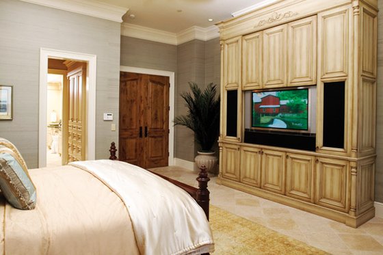 Interior - Master Bedroom for Mediterranean House Plan #929-900 - 5 bed, 6.5 bath