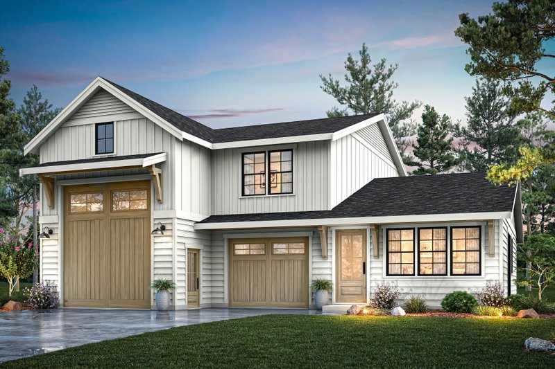 Barndominium Style House Plan - 3 Beds 1 Baths 1572 Sq/Ft Plan #1070-247