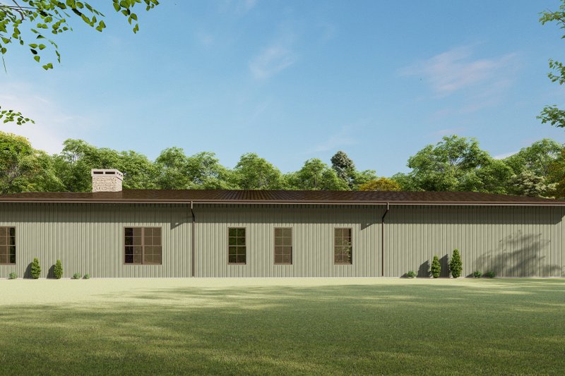 Home Plan - Exterior - Rear Elevation for Barndominium House Plan #1092-37 - 3 bed, 2.5 bath