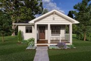 Cottage Style House Plan - 1 Beds 1 Baths 744 Sq/Ft Plan #126-261 