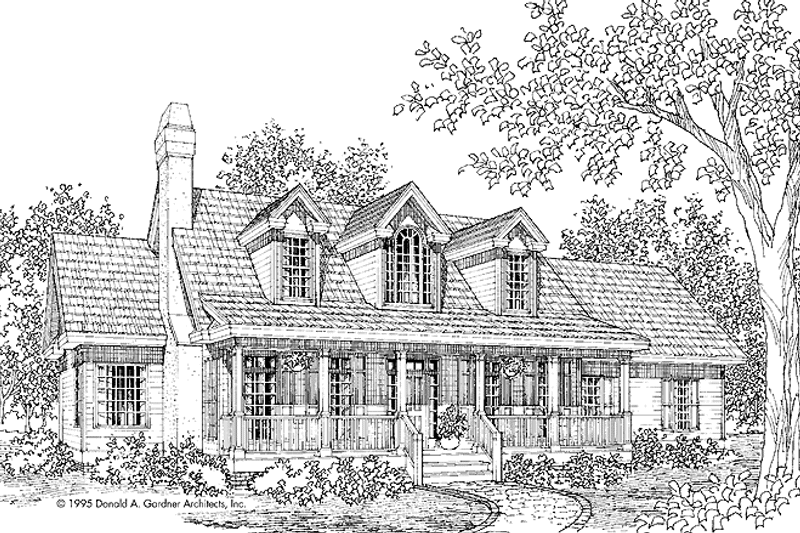 Home Plan - Exterior - Front Elevation 3 for Country House Plan #929-490 - 3 bed, 2.5 bath