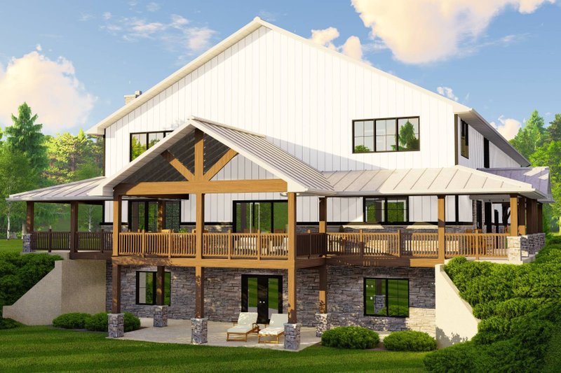 House Design - Exterior - Other Elevation 3 for Barndominium House Plan #1064-263 - 3 bed, 2.5 bath