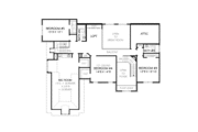 European Style House Plan - 5 Beds 4 Baths 4589 Sq/Ft Plan #424-364 
