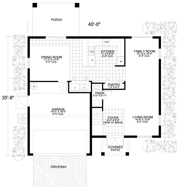 Floor Plan - Main Floor Plan #420-134