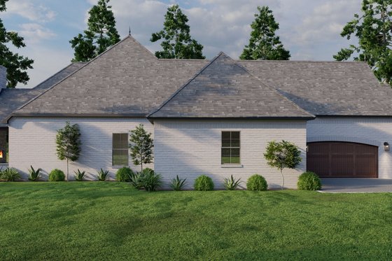 Exterior - Other Elevation 2 for European House Plan #923-14 - 3 bed, 2.5 bath