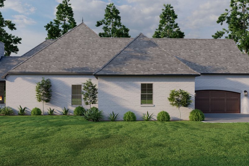Architectural House Design - Exterior - Other Elevation 2 for European House Plan #923-14 - 3 bed, 2.5 bath