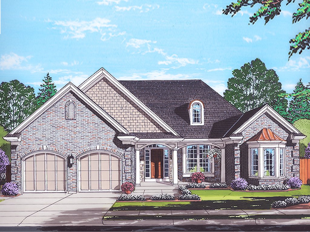 Colonial Ranch House Plans