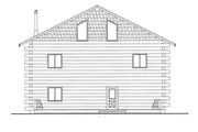 Log Style House Plan - 3 Beds 3.5 Baths 3146 Sq/Ft Plan #117-822 