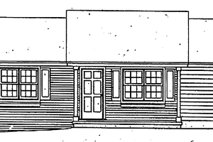 Contemporary Exterior - Front Elevation Plan #30-247