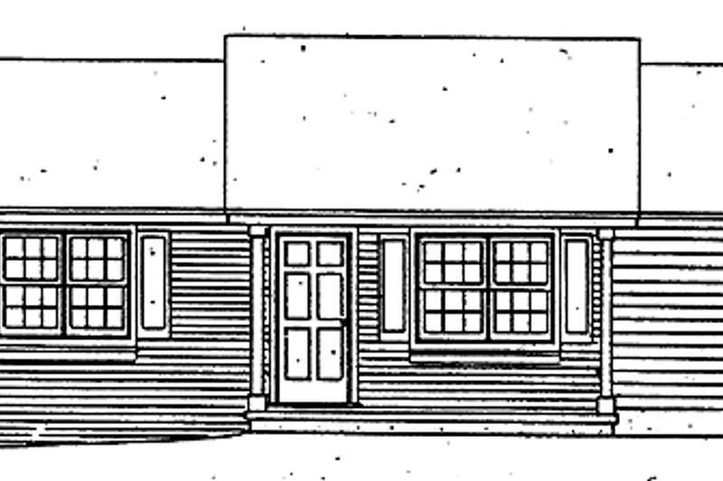 House Blueprint - Contemporary Exterior - Front Elevation Plan #30-247