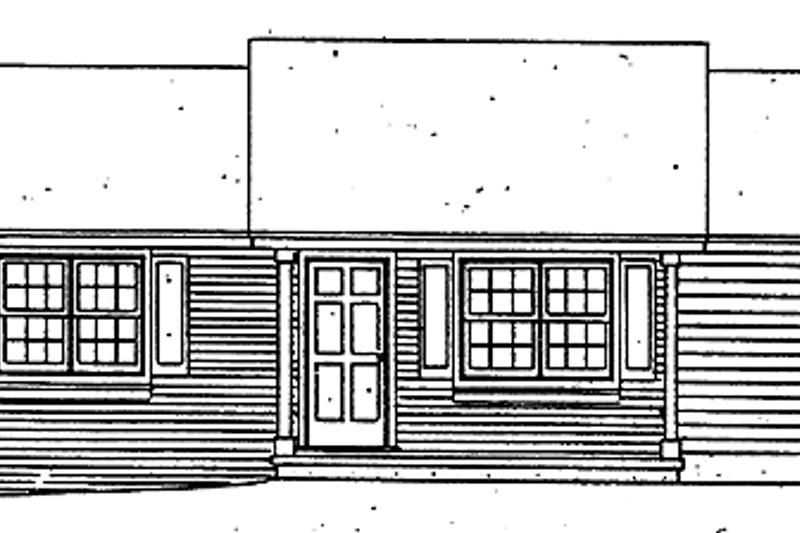 Home Plan - Contemporary Exterior - Front Elevation Plan #30-247