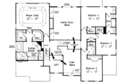 Colonial Style House Plan - 5 Beds 4.5 Baths 3863 Sq/Ft Plan #927-456 