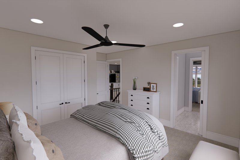 House Plan Design - Interior - Bedroom 2 for Country House Plan #51-1567 - 3 bed, 2.5 bath