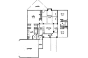 Southern Style House Plan - 3 Beds 2 Baths 1468 Sq/Ft Plan #36-406 