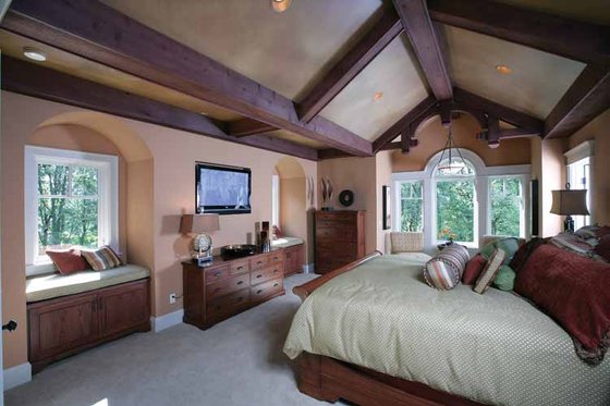 Interior - Master Bedroom for Craftsman House Plan #928-32 - 4 bed, 3.5 bath