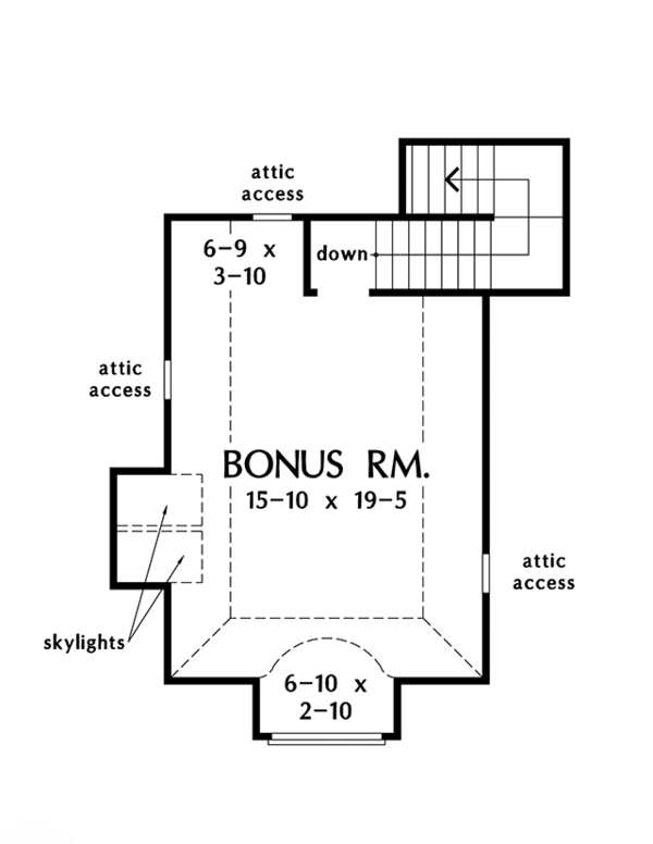 Architectural House Design - European Floor Plan - Other Floor Plan #929-987