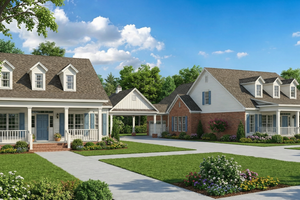 Farmhouse Exterior - Front Elevation Plan #17-2208