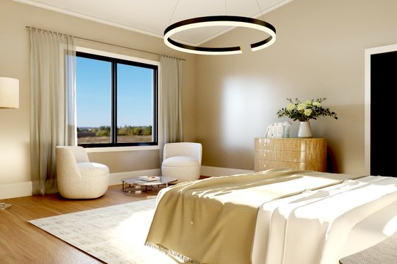 Interior - Master Bedroom for Modern House Plan #1064-323 - 3 bed, 2 bath