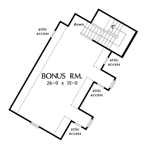 Architectural House Design - Cottage Floor Plan - Other Floor Plan #929-992