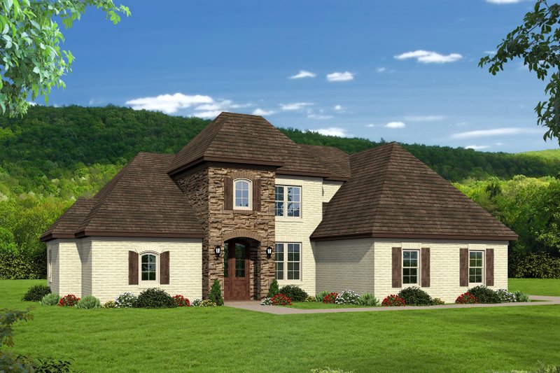 Dream House Plan - Exterior - Front Elevation for Country House Plan #932-277 - 4 bed, 3 bath