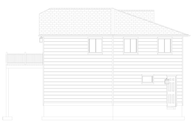House Design - Exterior - Other Elevation for Barndominium House Plan #1060-339 - 2 bed, 1.5 bath